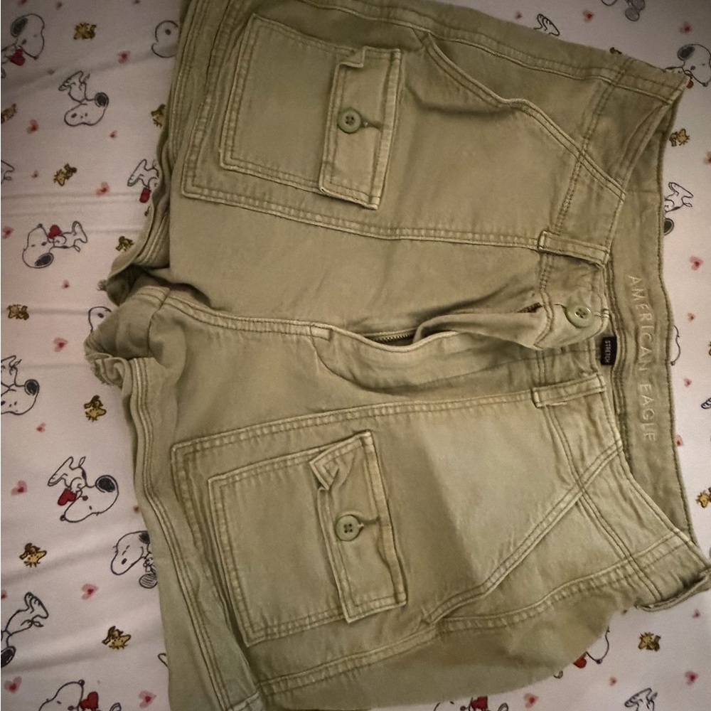 American Eagle Outfitters Beige Casual Shorts